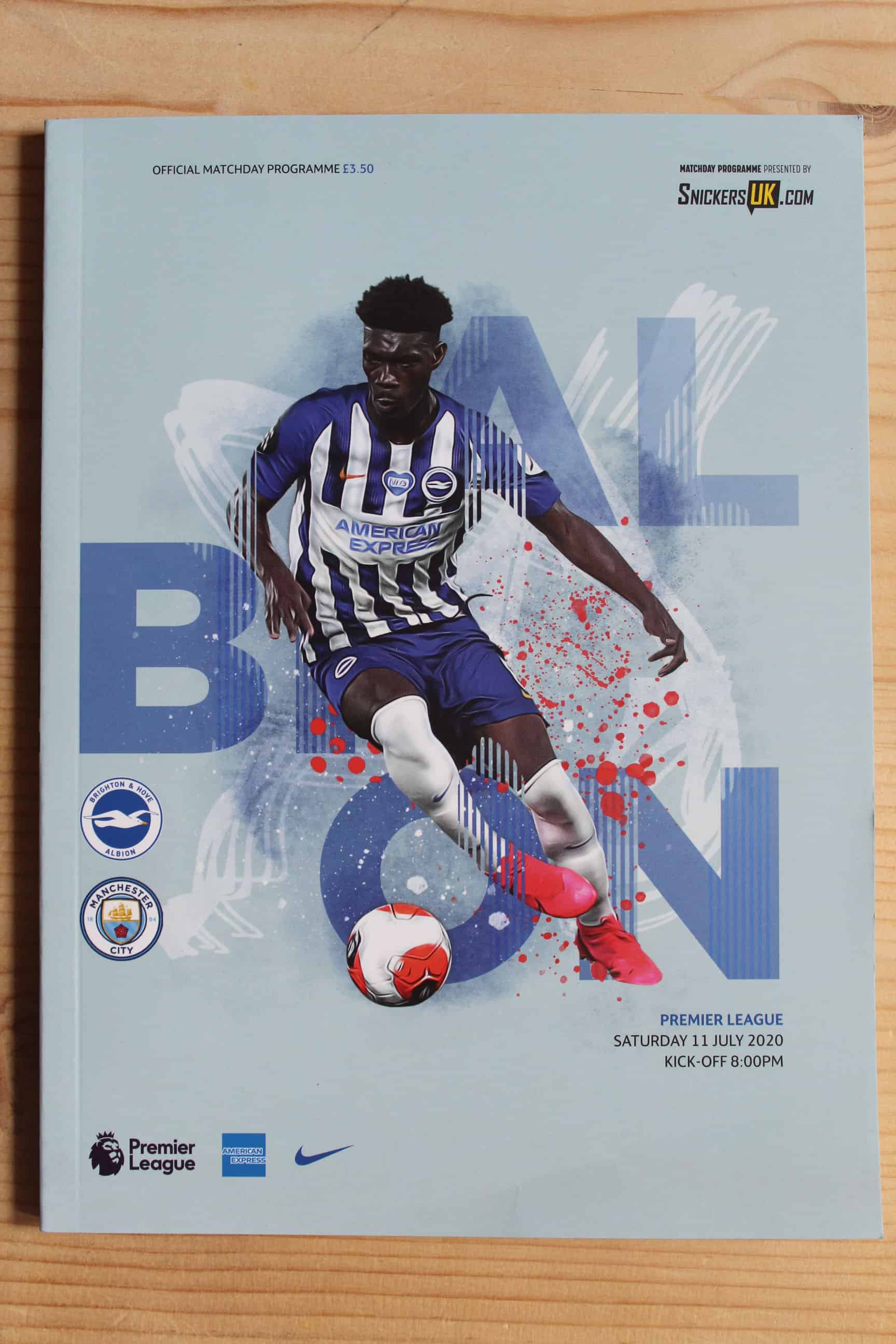 Brighton & Hove Albion FC v Manchester City FC